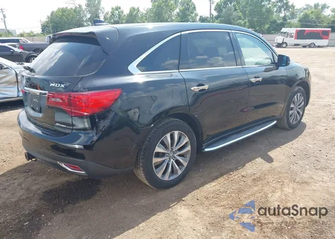 2015 Acura Mdx Technology Package from USA, damaged, VIN 5FRYD4H44FB019522